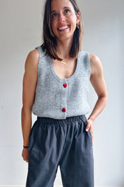 Lolo gilet grijs