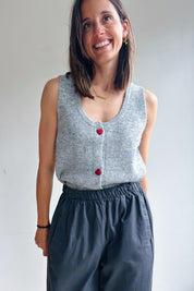 Lolo gilet grijs