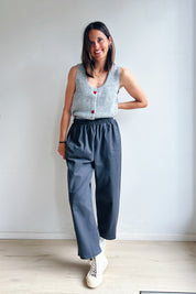 Gigi broek grijs