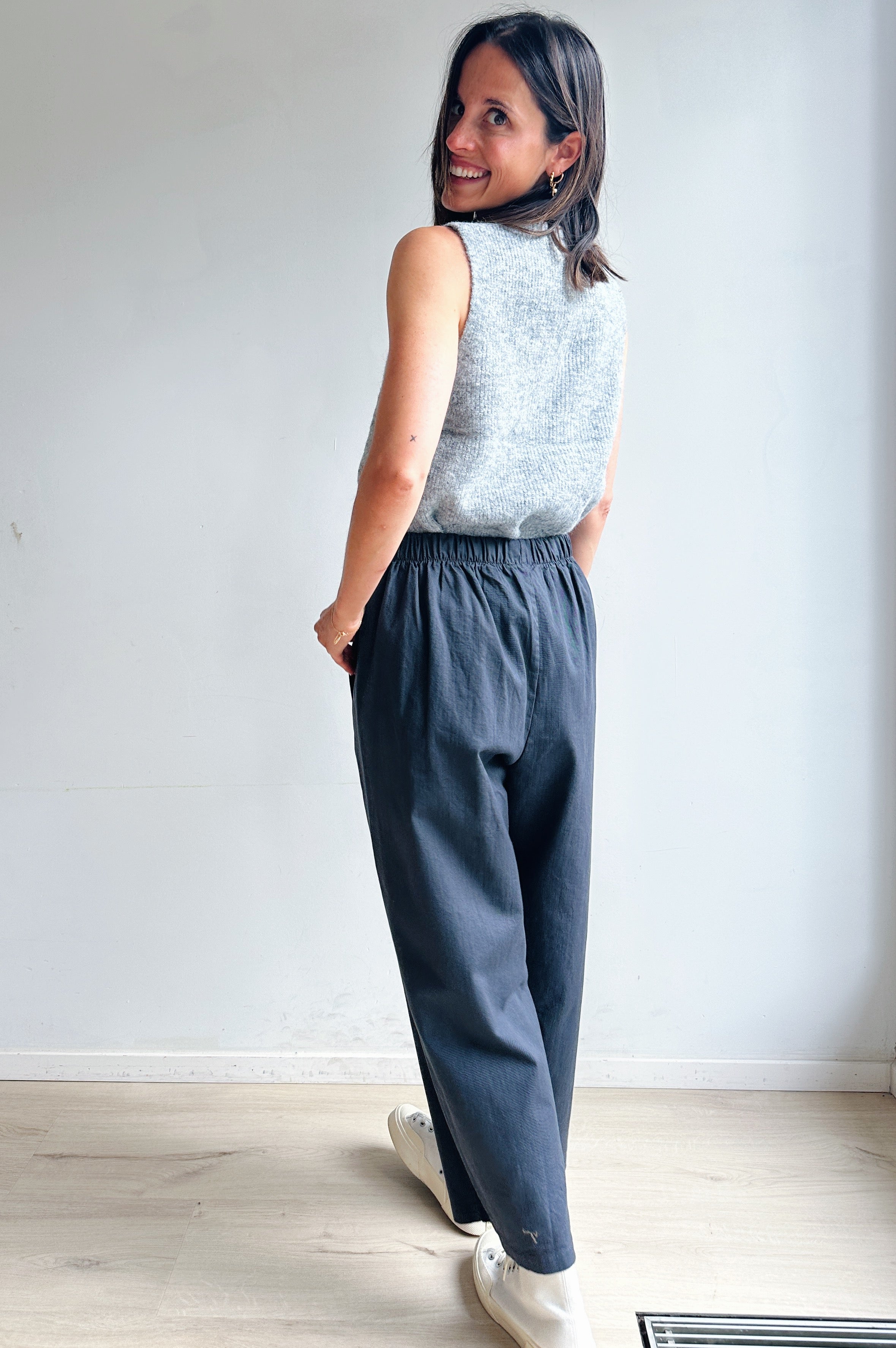 Gigi broek grijs