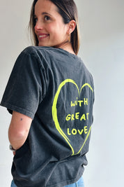 Java t-shirt grijs