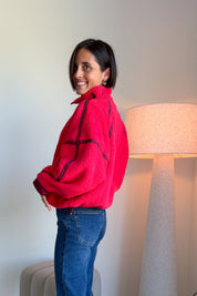 Lotte fleece trui