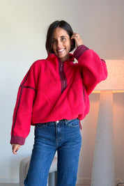 Lotte fleece trui