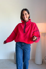 Lotte fleece trui