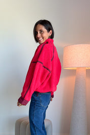 Lotte fleece trui