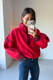 Lotte fleece trui