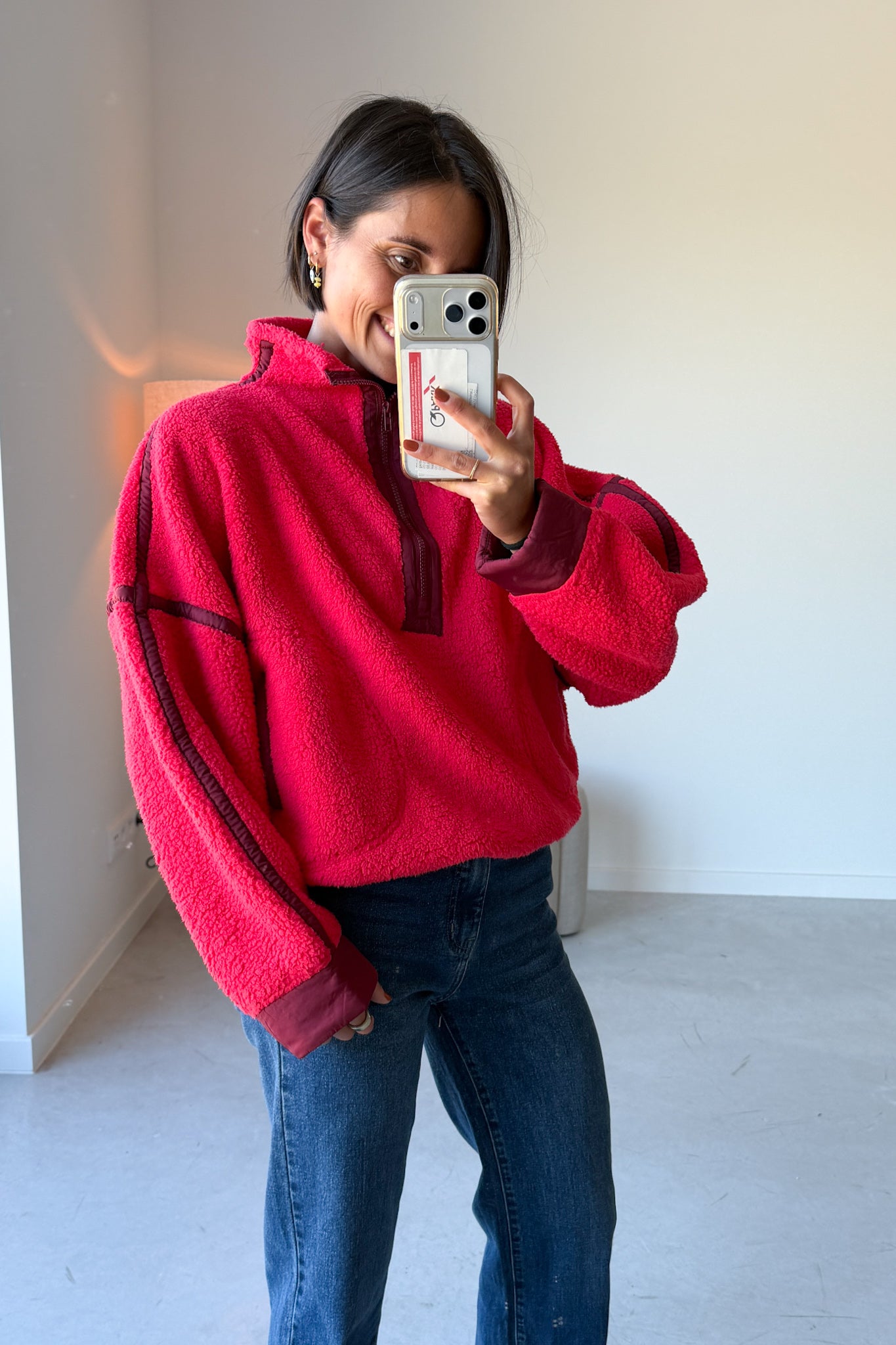 Lotte fleece trui