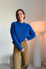Omea pull blauw