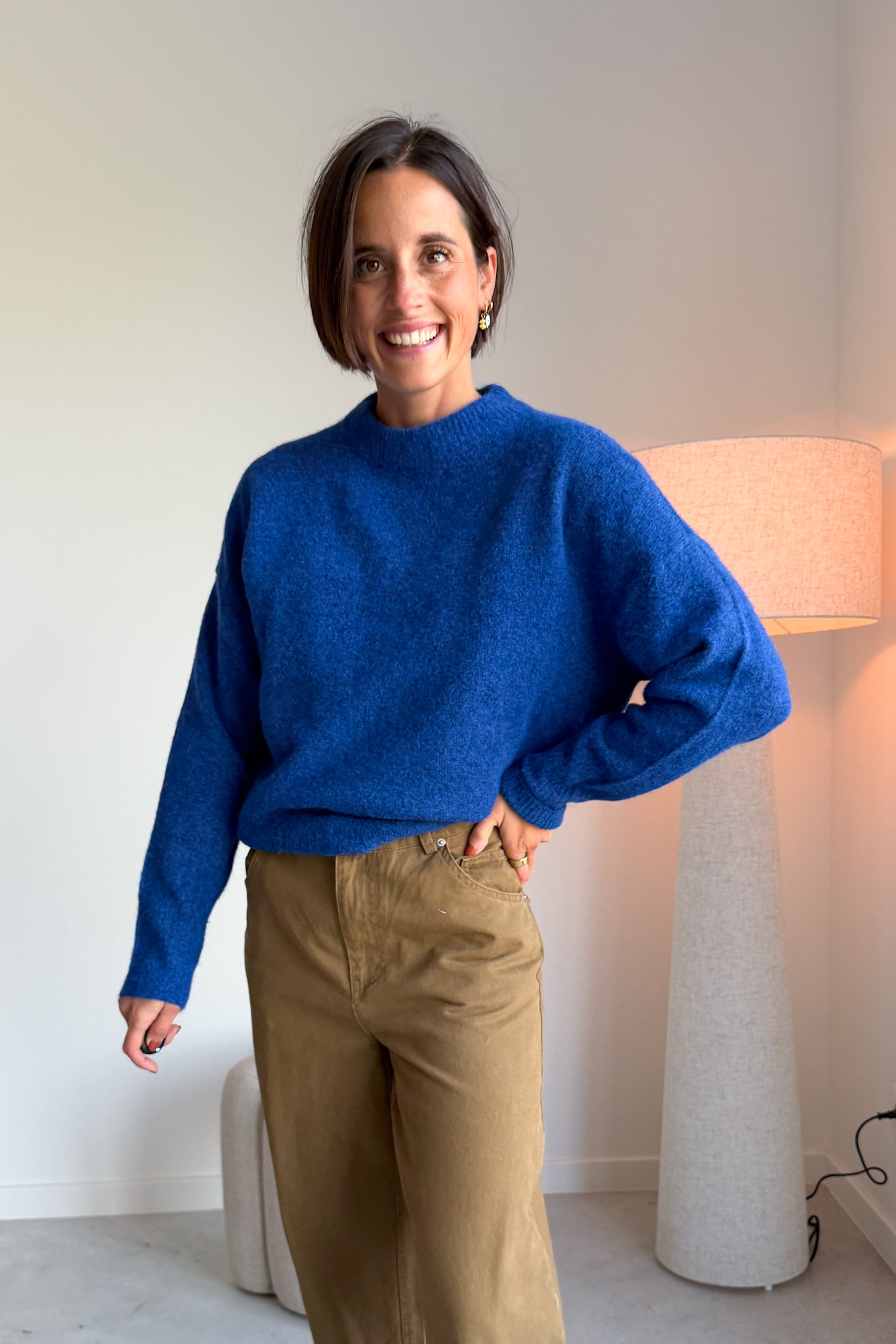Omea pull blauw