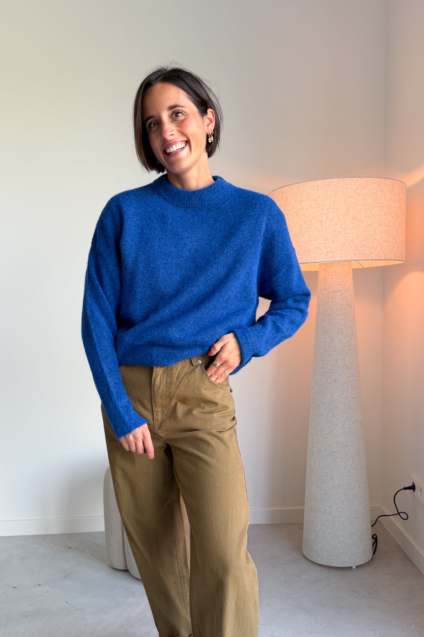Omea pull blauw