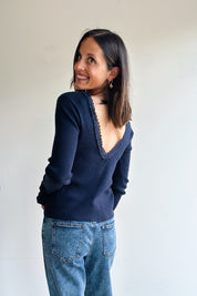 Amelie top blauw