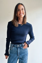 Amelie top blauw