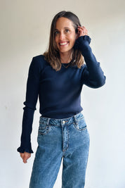 Amelie top blauw
