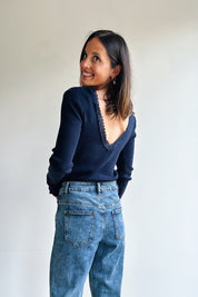 Amelie top blauw