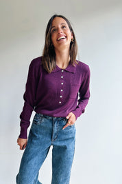 Lilly polo bordeaux