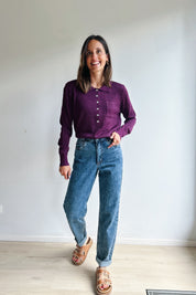 Lilly polo bordeaux