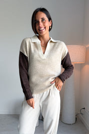 Monna pull beige