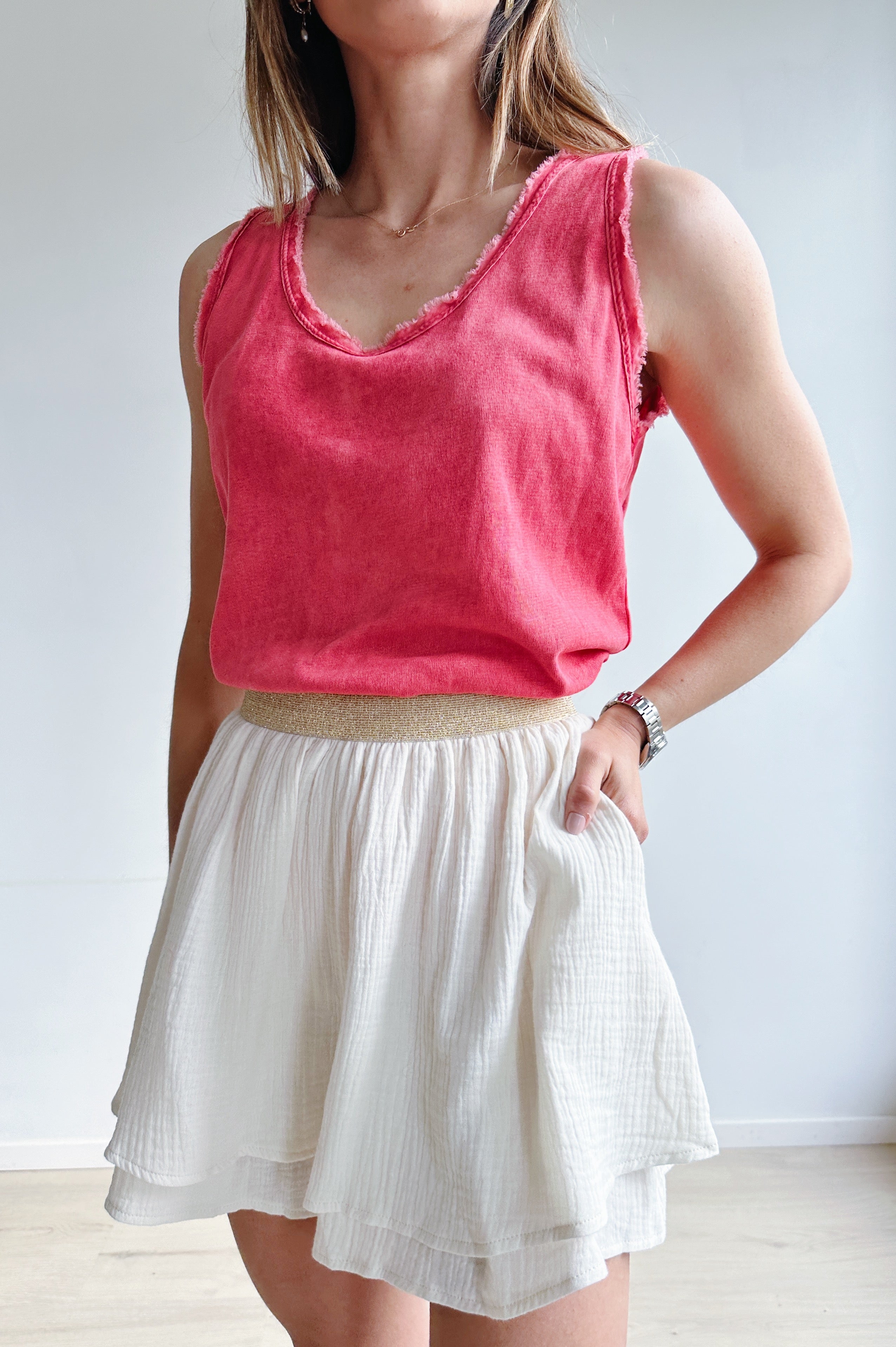 Milou short ecru