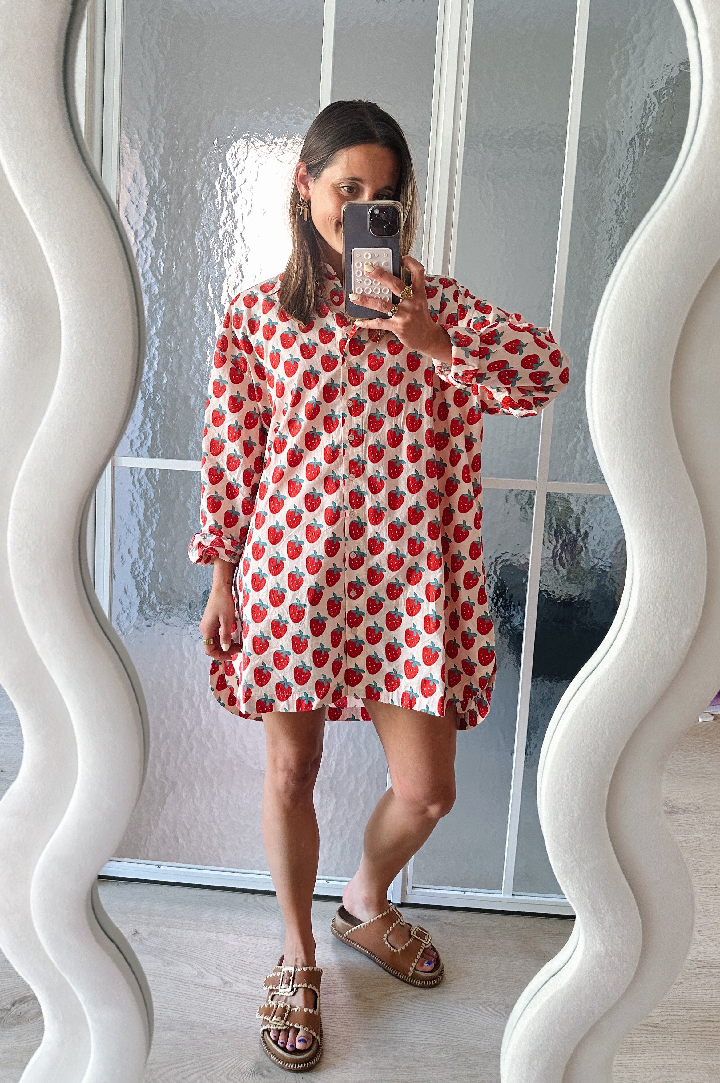 Strawberry beach shirt
