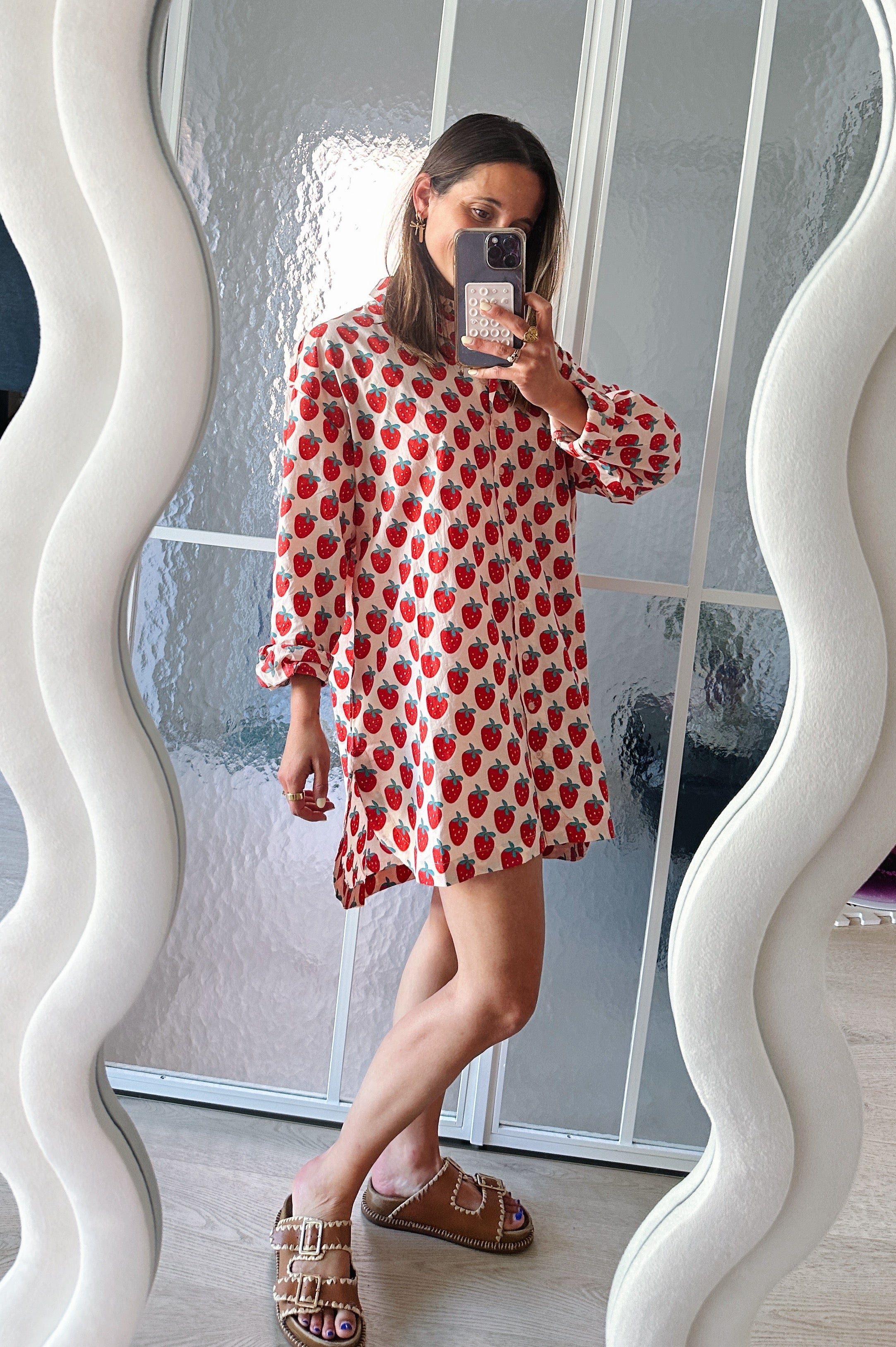 Strawberry beach shirt