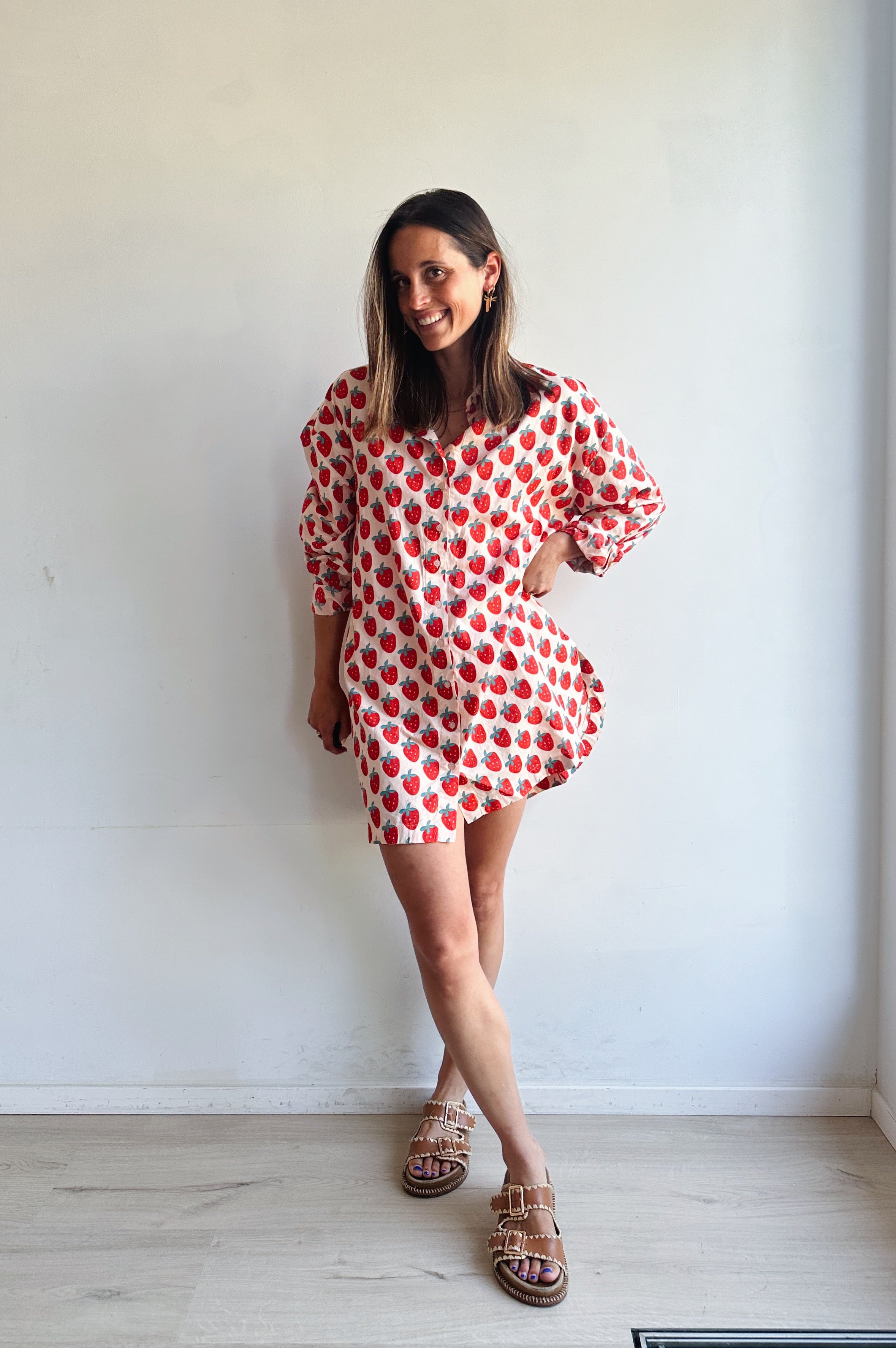 Strawberry beach shirt