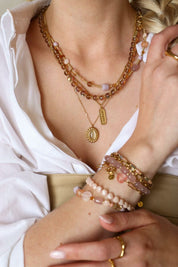 Amour necklace gold
