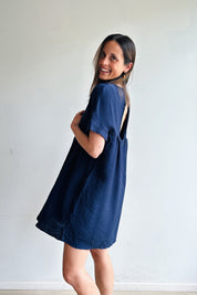 Isabella jurk marine