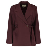 Anina blazer wijnrood