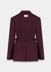 Anina blazer wijnrood