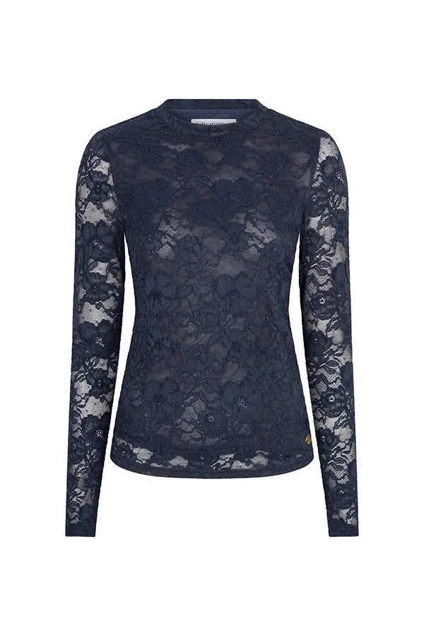 Irea top blauw