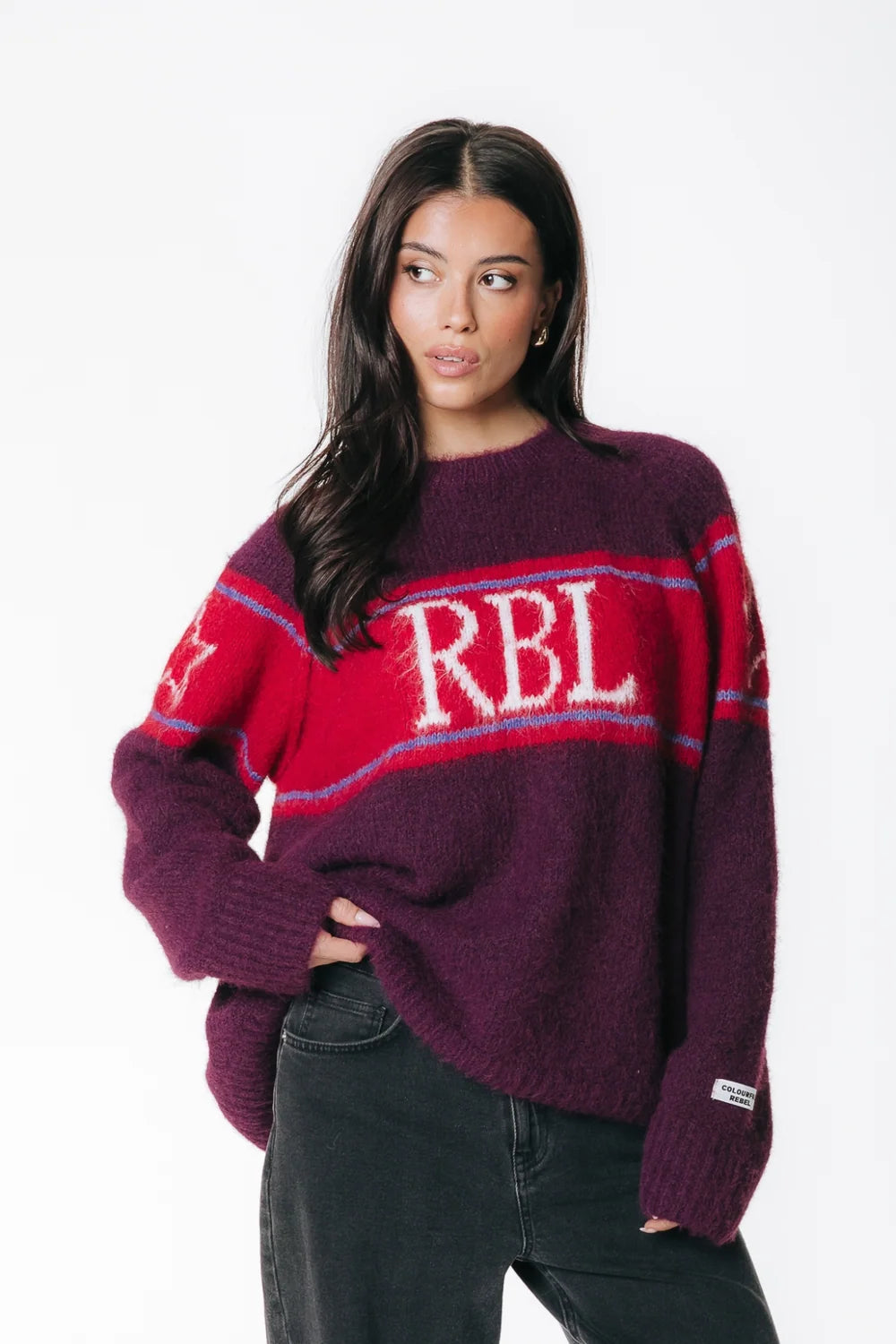 Lou rebel pull paars