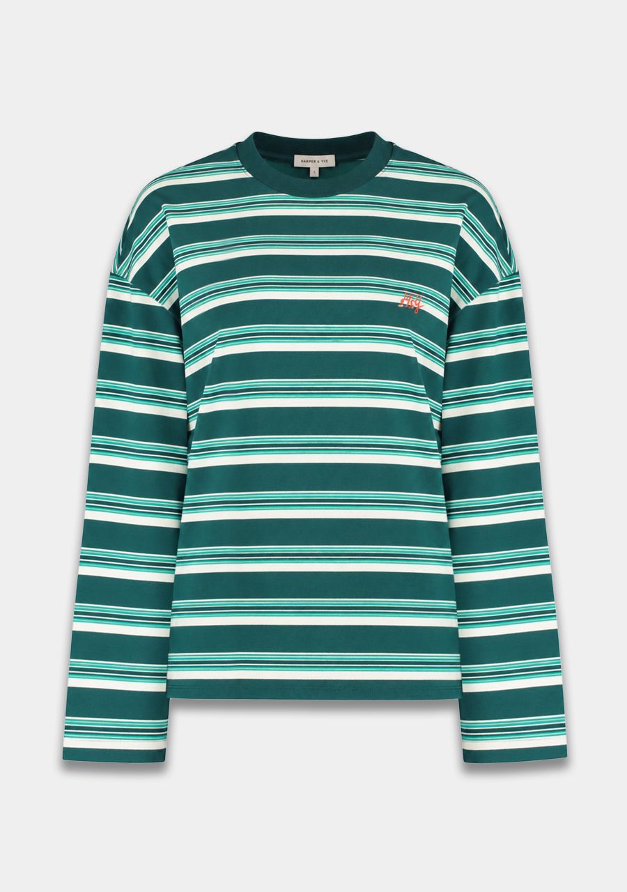 Tommy longsleeve atlantic stripe