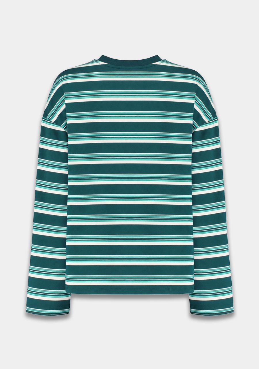 Tommy longsleeve atlantic stripe