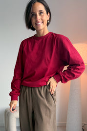 Vala longsleeve rhubarb