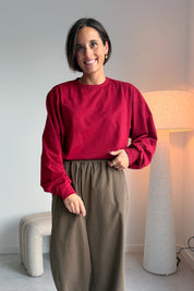 Vala longsleeve rhubarb