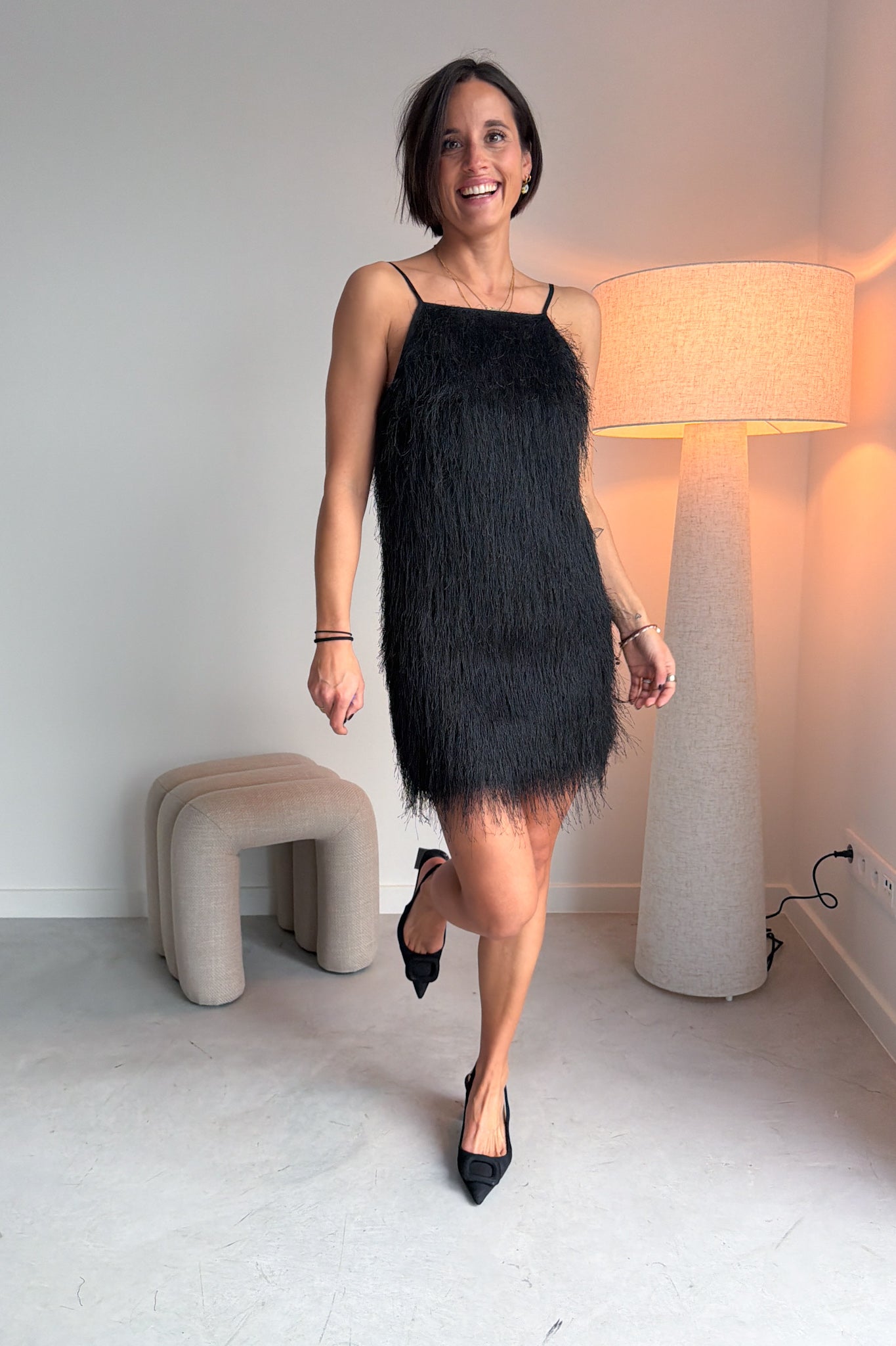 Leyla jurk zwart