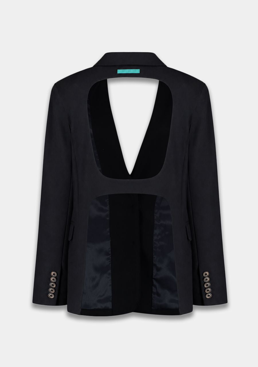 Luna blouse zwart