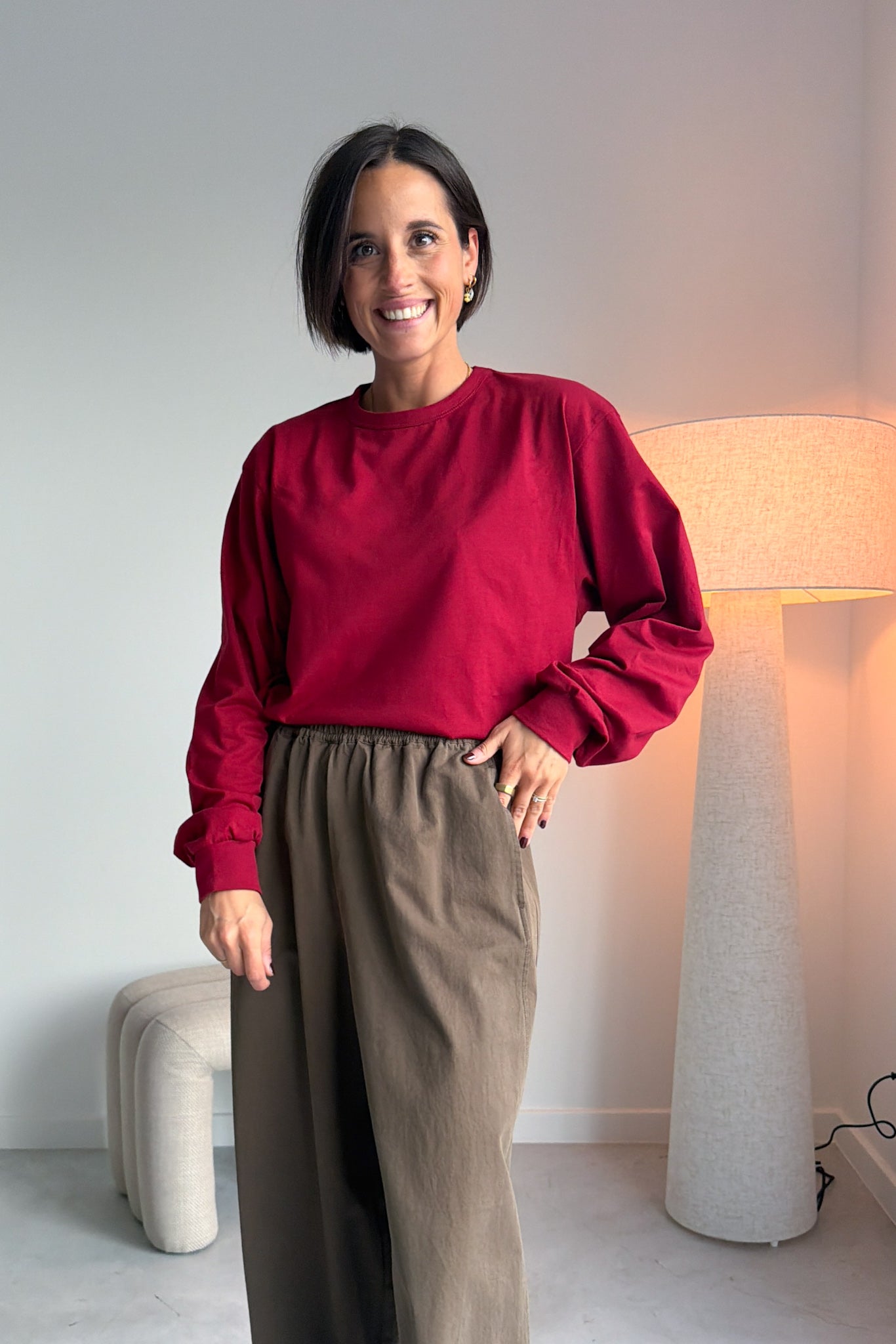 Vala longsleeve rhubarb