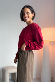 Vala longsleeve rhubarb