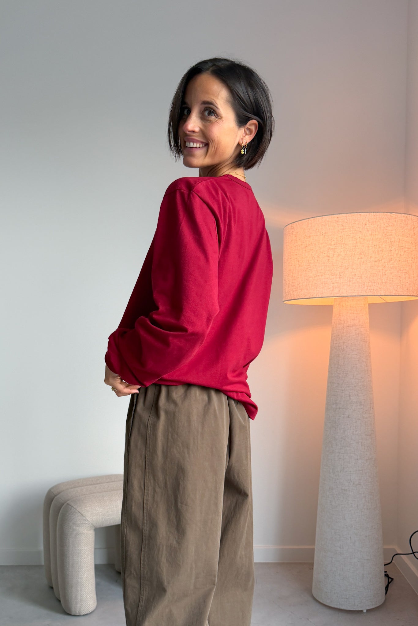 Vala longsleeve rhubarb