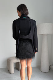 Luna blouse zwart