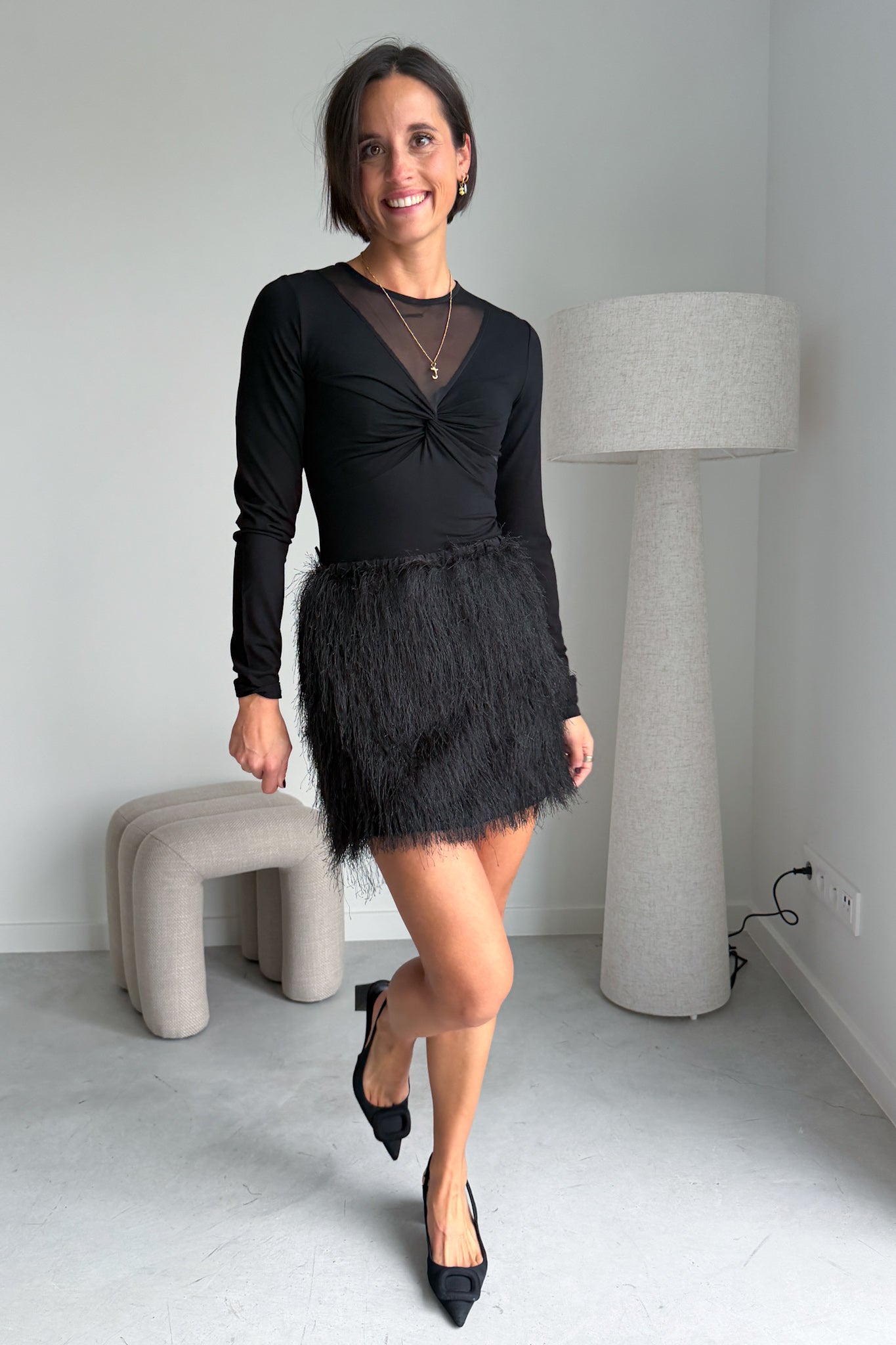Lamya body zwart