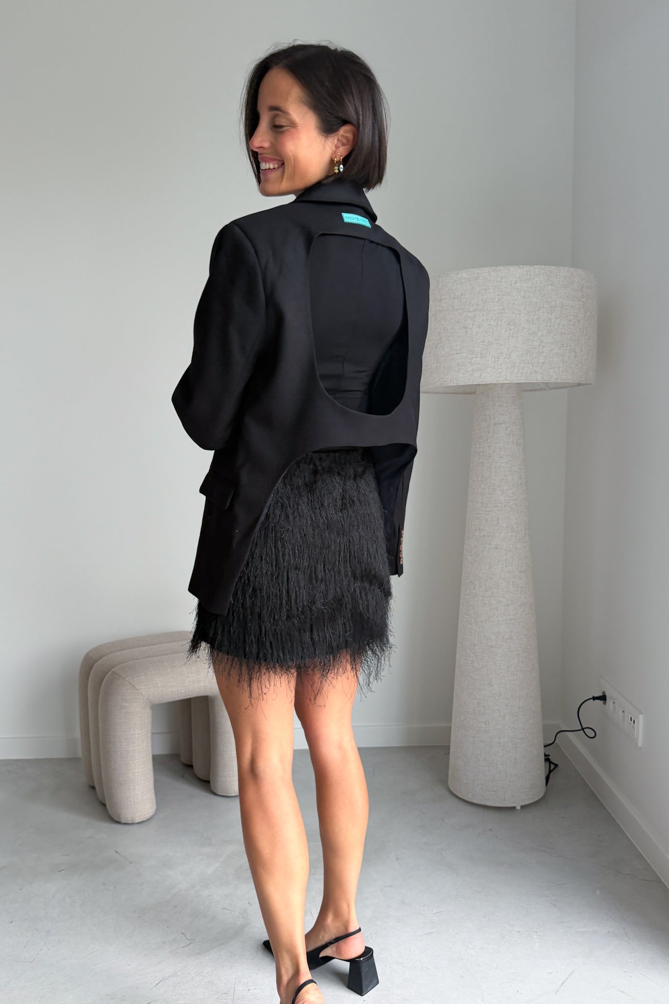 Luna blouse zwart