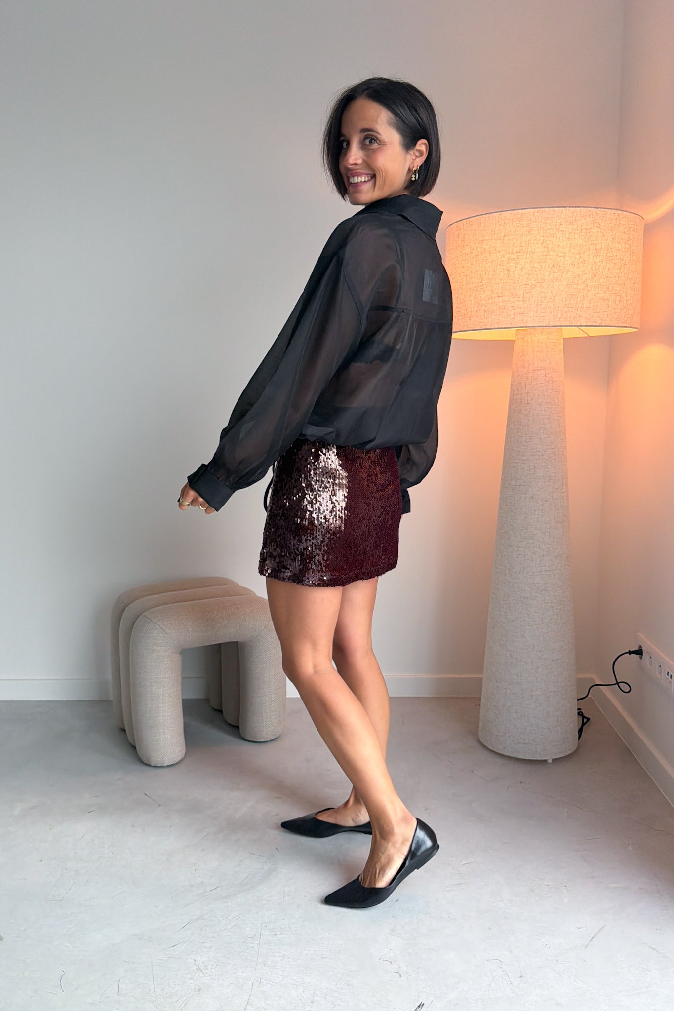 Ottilia blouse zwart