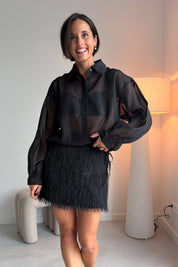 Ottilia blouse zwart